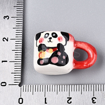 Handmade Porcelain Panda Mug Cup Decoration PORC-T133-23-1