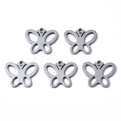 Tarnish Resistant 304 Stainless Steel Charms X-STAS-N092-26-1