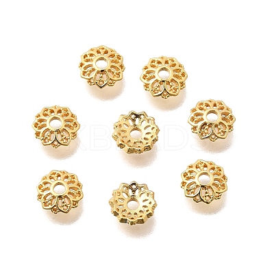 Brass Bead Caps KK-G600-10G-1