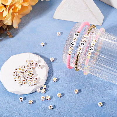 Opaque Acrylic Beads MACR-TAG0001-07R-1