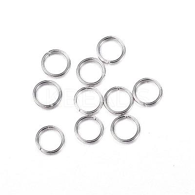 Tarnish Resistant 304 Stainless Steel Open Jump Rings STAS-N0014-71P-3mm-1