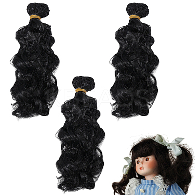 PP Hair Doll Wig Hair DIY-WH0349-395B-03-1