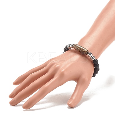 Mala Beads Bracelet BJEW-JB07890-01-1