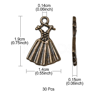 Tibetan Style Alloy Pendants TIBE-YW0001-01AB-1