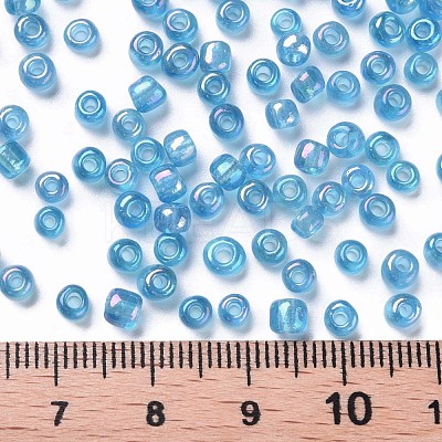 Round Glass Seed Beads SEED-A007-4mm-163-1
