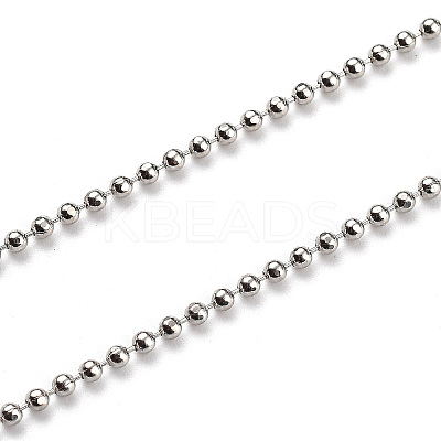 Non-Tarnish 304 Stainless Steel Ball Chain Necklaces LS-X-NJEW-JN02912-02-1