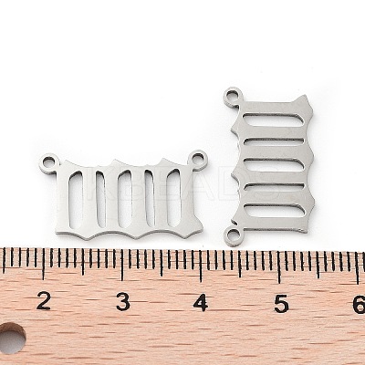 Non-Tarnish 201 Stainless Steel Pendants STAS-A090-13P-1