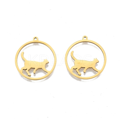 Ion Plating(IP) 201 Stainless Steel Pendants STAS-N098-098LG-1
