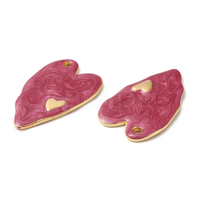 304 Stainless Steel Enamel Pendants STAS-K256-03G-04-1