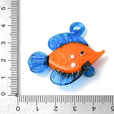 Handmade Lampwork Pendants LAMP-I031-01B-1