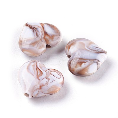 Acrylic Imitation Gemstone Beads MACR-E205-09J-1