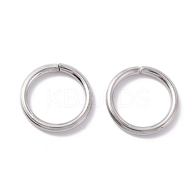 Non-Tarnish 304 Stainless Steel Open Jump Rings X-STAS-C040-01C-P-1