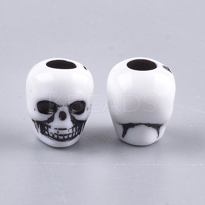 Craft Style Acrylic Beads X-MACR-T023-13-1