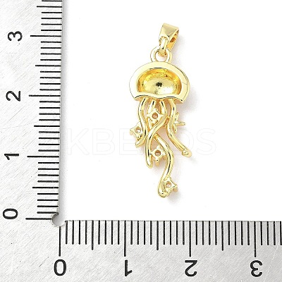Brass Micro Pave Cubic Zirconia with Enamel Pendants KK-Z134-15G-01A-1