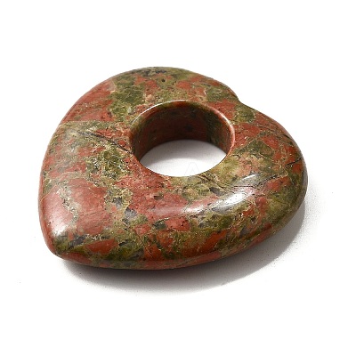 Natural Unakite Pendants G-F708-04G-1
