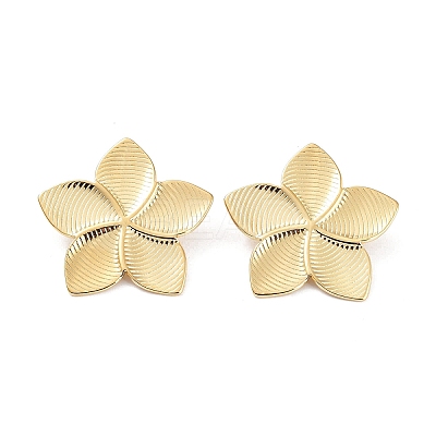304 Stainless Steel Stud Earrings EJEW-P245-11G-1