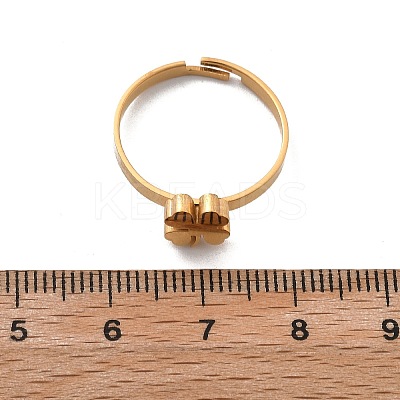 304 Stainless Steel Adjustable Rings for Women LS-RJEW-F169-01G-02-1