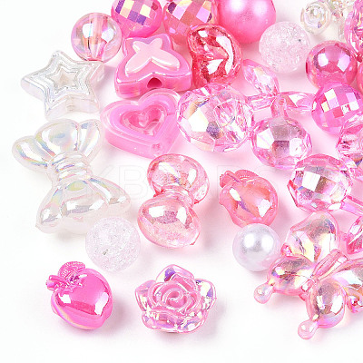 Acrylic Beads MACR-M040-01F-1