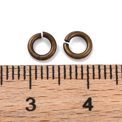Brass Open Jump Rings X-KK-G514-01H-AB-1