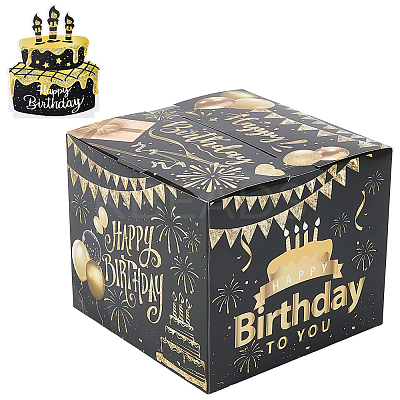 Happy Birthday Day Money Box for Cash Gift Pull DIY-WH200050-31B-1
