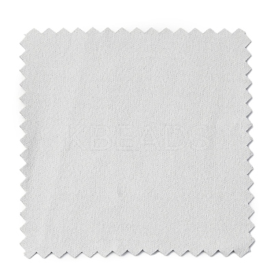 50Pcs Silver Polishing Cloth AJEW-A068-01B-1