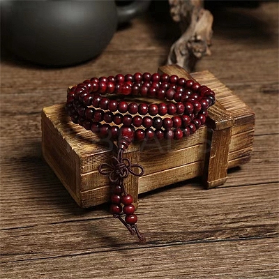 108 Beads Prayer Mala Bracelet PW-WG98399-03-1