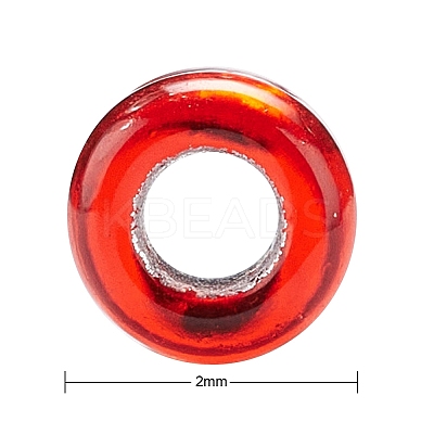 7 Colors Glass Round Seed Beads SEED-YW0001-24A-01-1