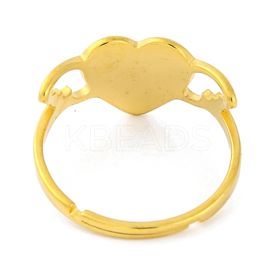 201 Stainless Steel Adjustable Ring for Women RJEW-D082-03E-1