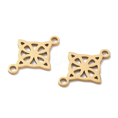 304 Stainless Steel Viking Knot Connector Charms STAS-G361-03G-1