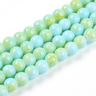 Baking Paint Glass Beads X1-DGLA-N003-4mm-C04-1