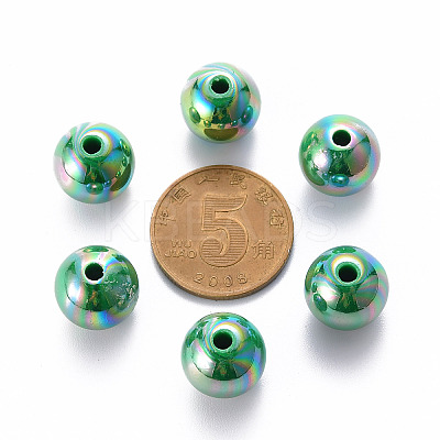 Opaque Acrylic Beads MACR-S370-D12mm-24-1
