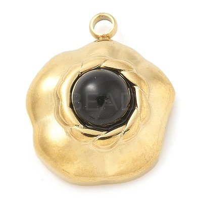 Natural Obsidian Pendants STAS-K291-03A-02-1