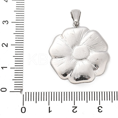 304 Stainless Steel Pendants LS-STAS-Q349-01F-P-1