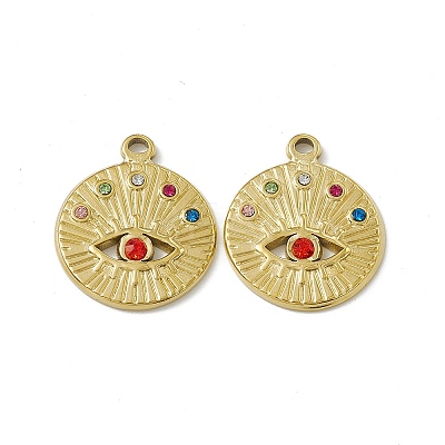 PVD Vacuum Plating 201 Stainless Steel Pendants STAS-J401-VC546-1