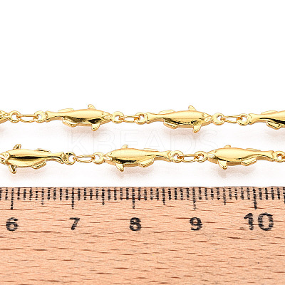 Ocean Theme Brass Fish Link Chains CHC-T017-01C-1
