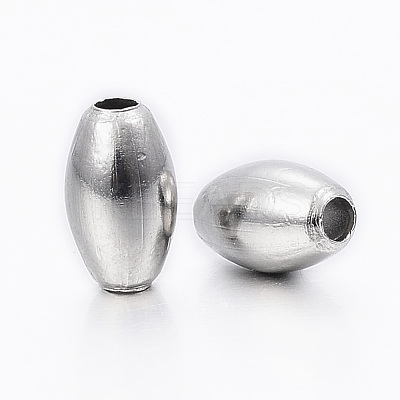 Non-Tarnish 304 Stainless Steel Beads X-STAS-H396-A-06P-1