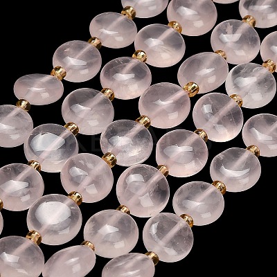 Natural Rose Quartz Beads Strands G-H005-B15-01-1