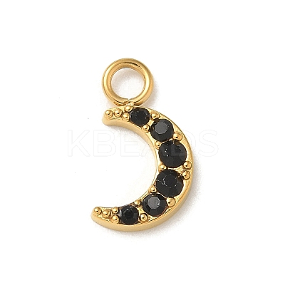 Ion Plating(IP) 304 Stainless Steel with Rhinestone Charms STAS-G351-16G-1