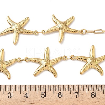 Ocean 304 Stainless Steel Link Chain Necklaces for Women NJEW-A060-01B-G-1