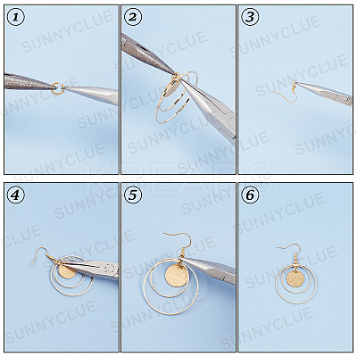 PVD Vacuum Plating 304 Stainless Steel Charms STAS-SC0001-59C-1