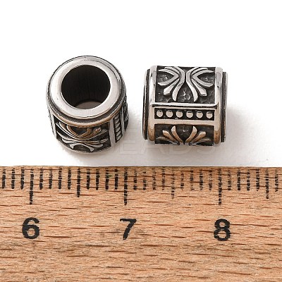 316 Surgical Stainless Steel European Beads SA-CBA7555-01AS-02-1