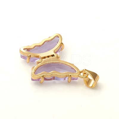 Glass Pendants GLAA-G075-01G-02-1