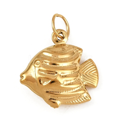 304 Stainless Steel Pendants LS-STAS-K307-01E-G-1