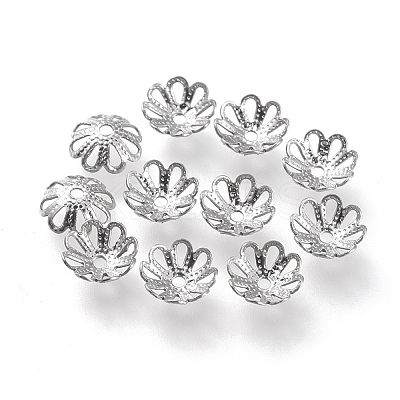 Non-Tarnish 304 Stainless Steel Fancy Bead Caps A-STAS-K194-02P-1