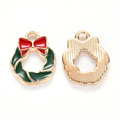 Alloy Enamel Charms X-ENAM-S121-109-1