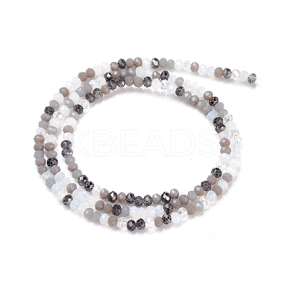 Glass Beads Strands GLAA-F106-B-11-1