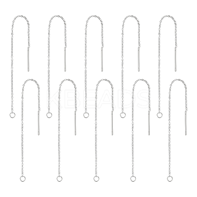 304 Stainless Steel Earring Findings STAS-UN0002-28P-1