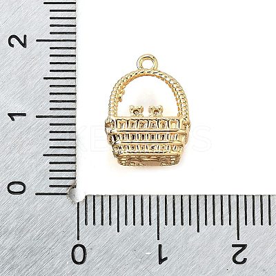 Brass Charms KK-C096-01G-1