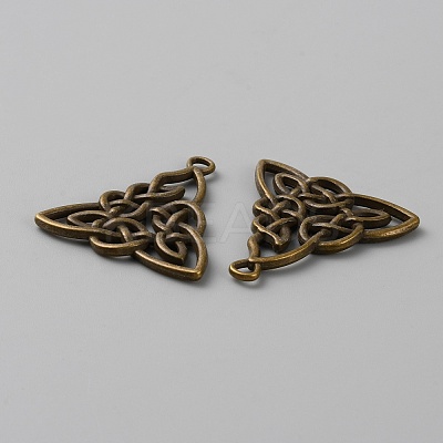 Tibetan Style Alloy Pendants TIBEP-WH0003-13-1