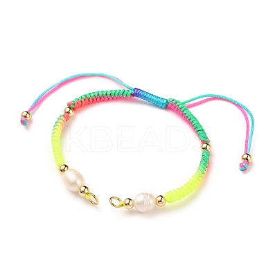 Braided Nylon Cord Bracelet Making AJEW-JB00764-05-1